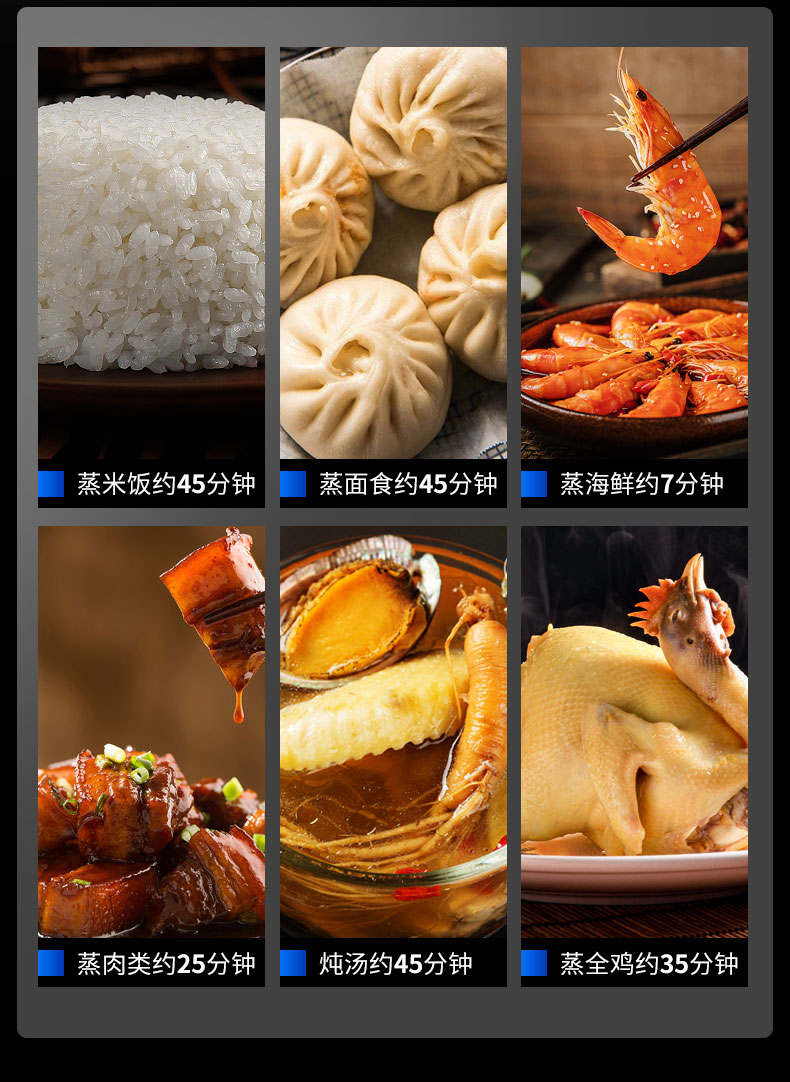 G22恒峰蒸饭柜不同食物蒸煮时间 G22恒峰蒸饭柜不同食物蒸煮时间