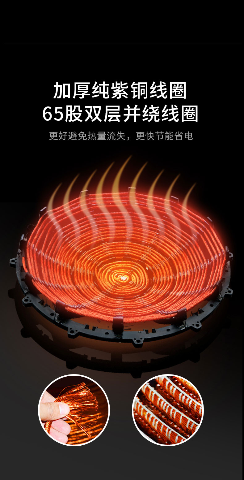 G22恒峰可倾式汤炉纯紫铜线圈 G22恒峰可倾式汤炉纯紫铜线圈