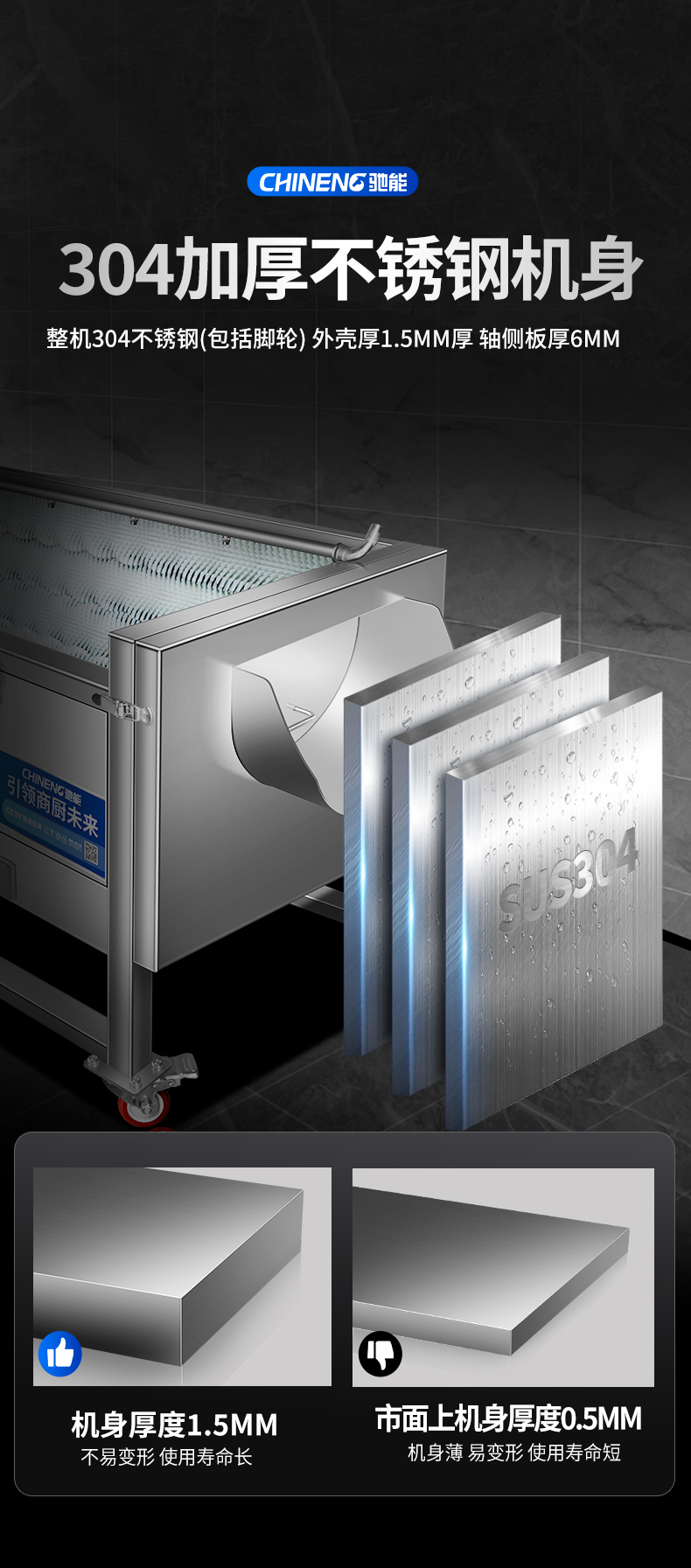 1694998409179008.jpg 毛刷去皮机304不锈钢机身